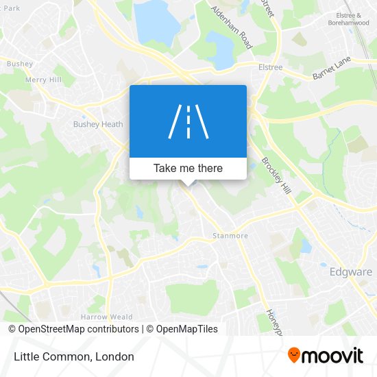 Little Common map