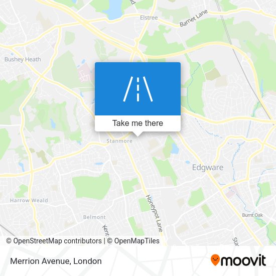 Merrion Avenue map