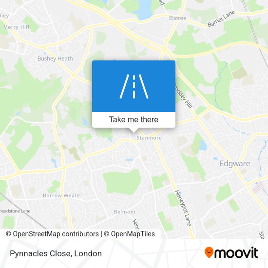 Pynnacles Close map