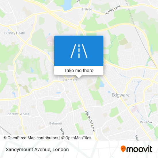 Sandymount Avenue map