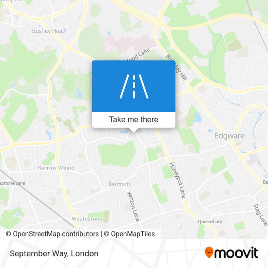 September Way map