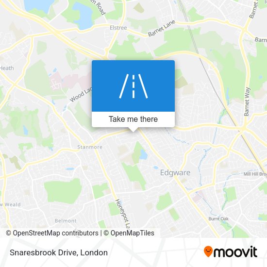 Snaresbrook Drive map