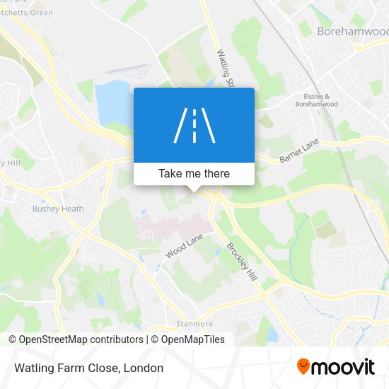 Watling Farm Close map