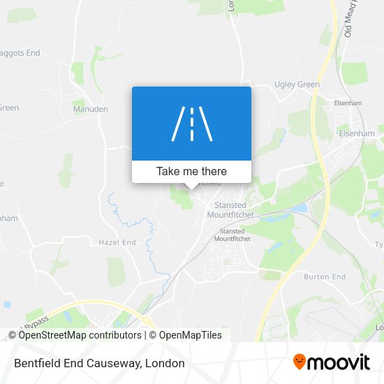 Bentfield End Causeway map