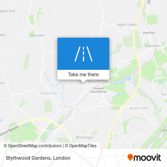 Blythwood Gardens map