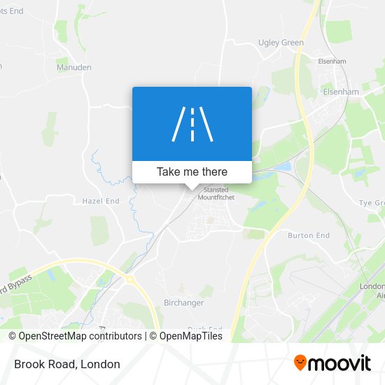 Brook Road map