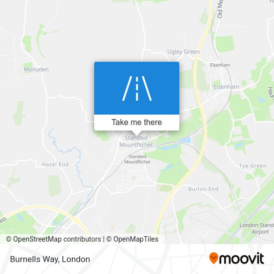 Burnells Way map