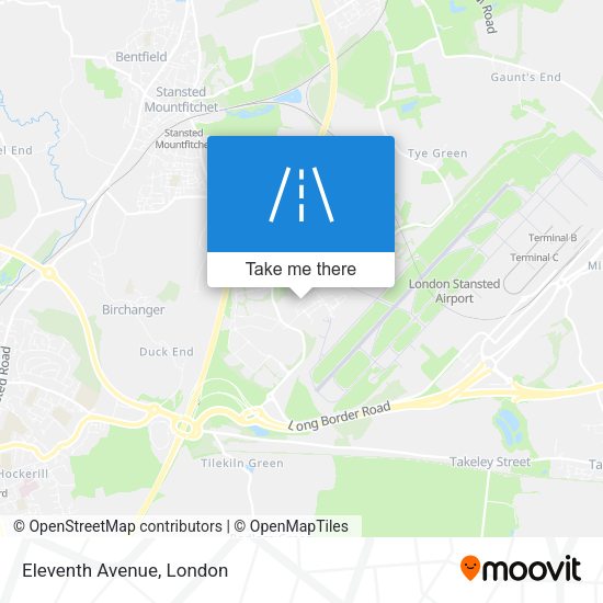 Eleventh Avenue map