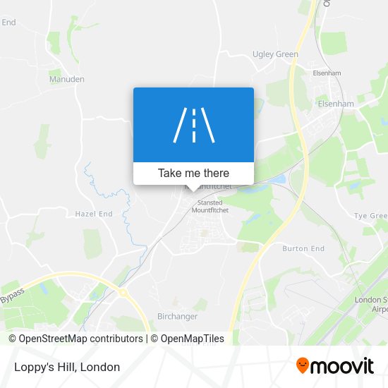 Loppy's Hill map