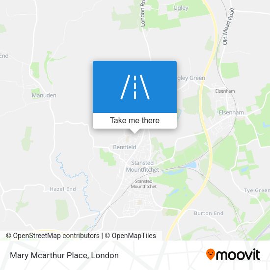 Mary Mcarthur Place map