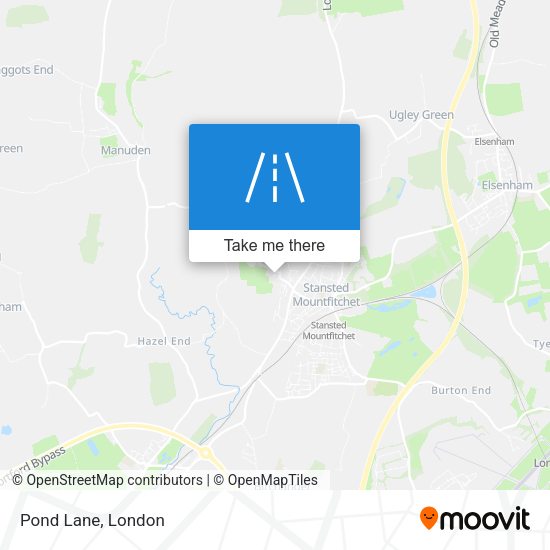Pond Lane map