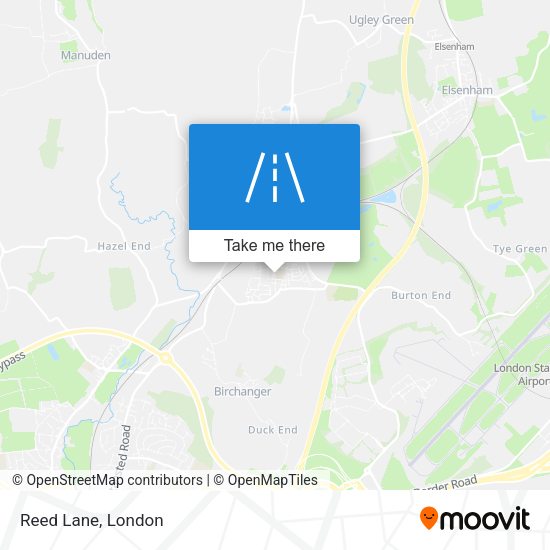 Reed Lane map