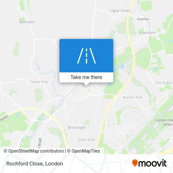 Rochford Close map