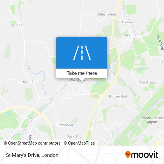 St Mary's Drive map