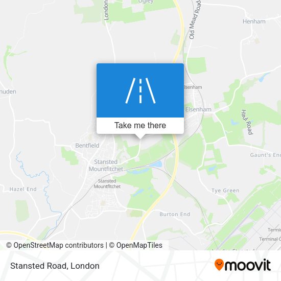Stansted Road map