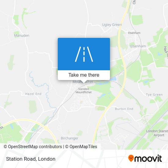 Station Road map