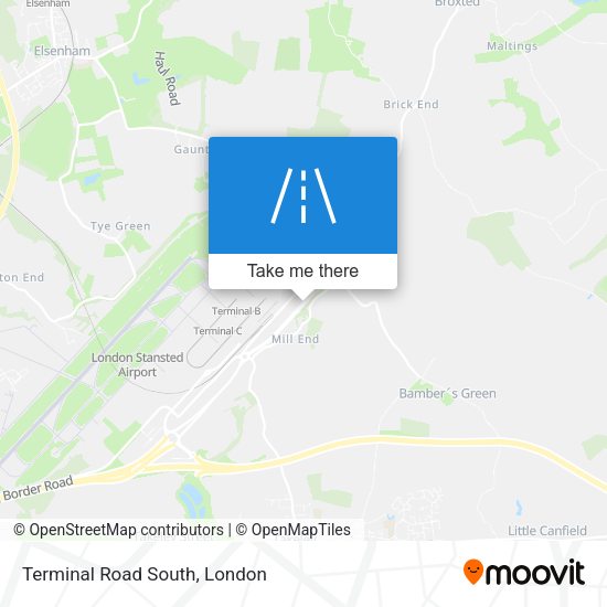 Terminal Road South map