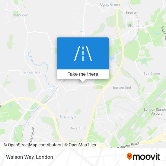 Walson Way map