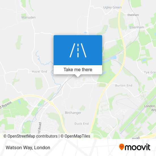 Watson Way map