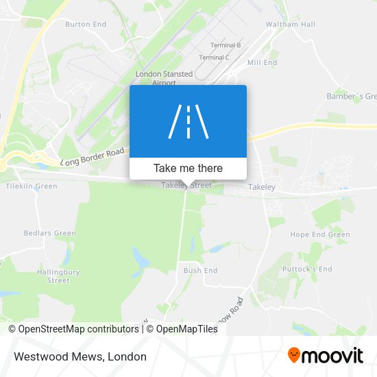 Westwood Mews map
