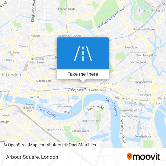Arbour Square map