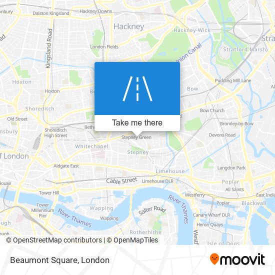 Beaumont Square map