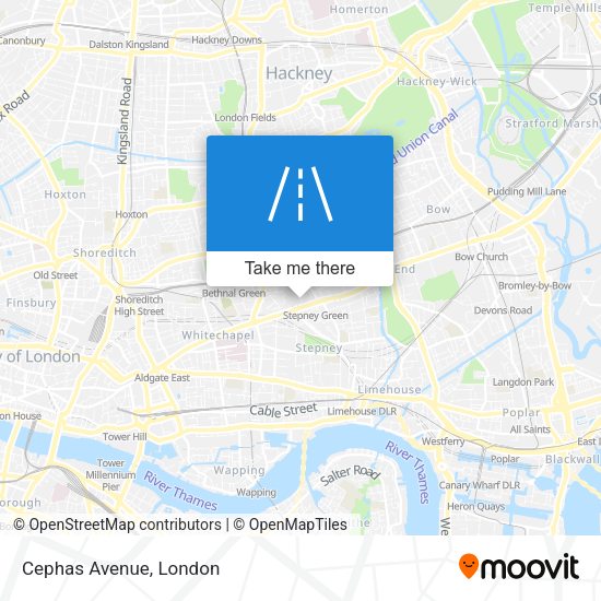 Cephas Avenue map