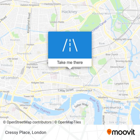 Cressy Place map