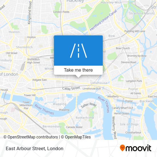 East Arbour Street map