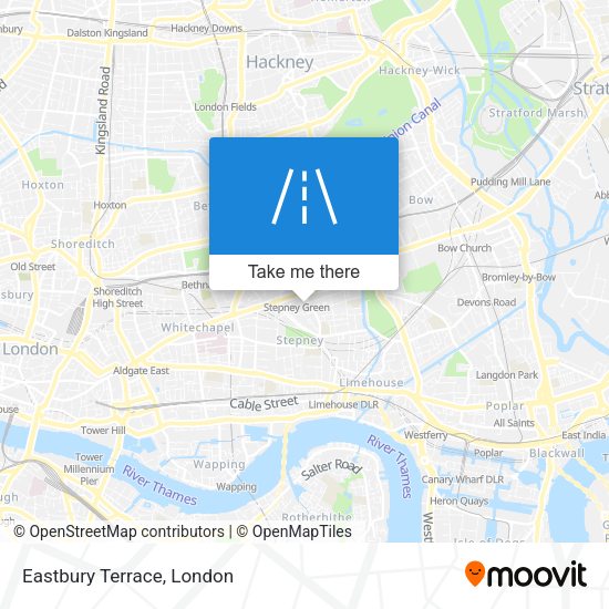 Eastbury Terrace map