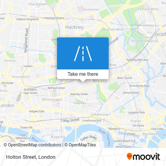 Holton Street map