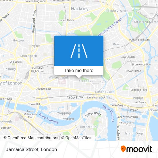 Jamaica Street map