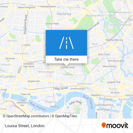Louisa Street map
