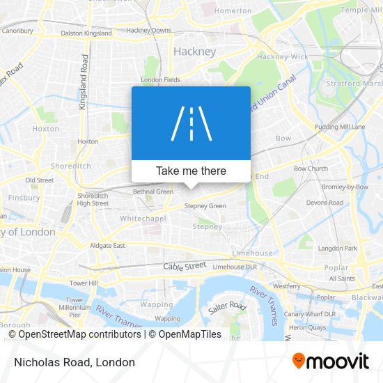 Nicholas Road map