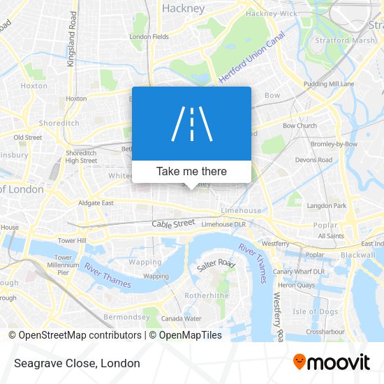 Seagrave Close map