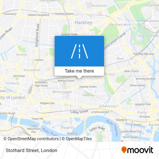 Stothard Street map