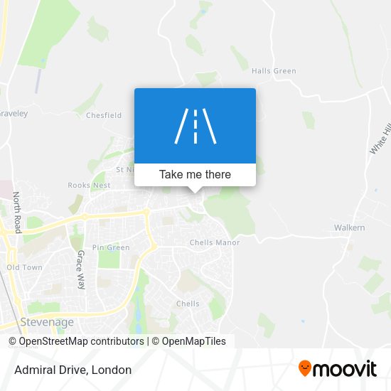 Admiral Drive map