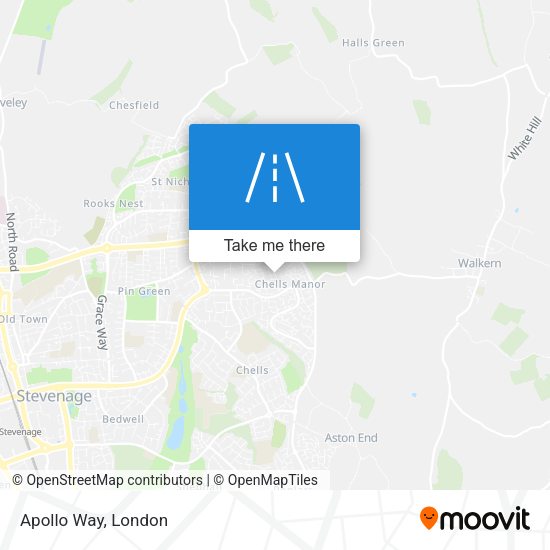Apollo Way map