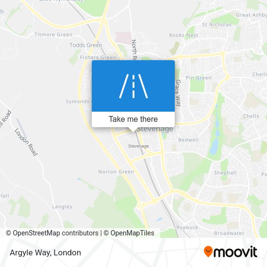 Argyle Way map