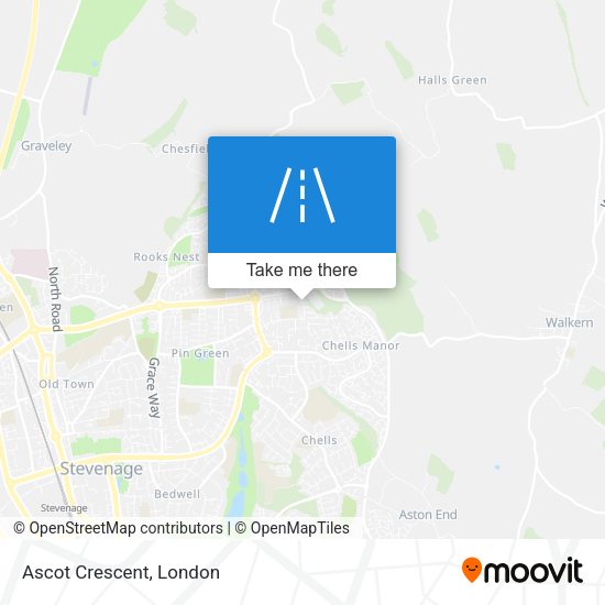 Ascot Crescent map