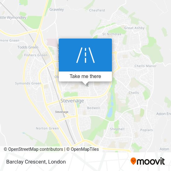 Barclay Crescent map