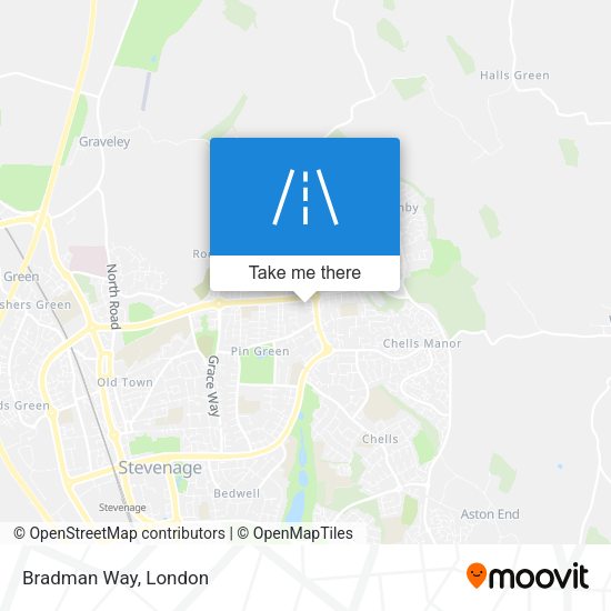 Bradman Way map