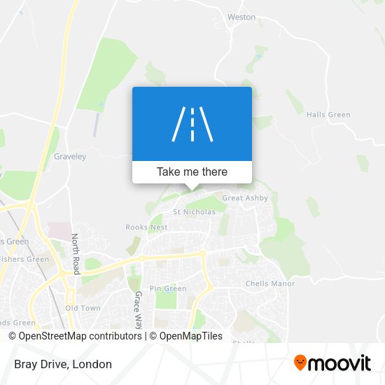Bray Drive map
