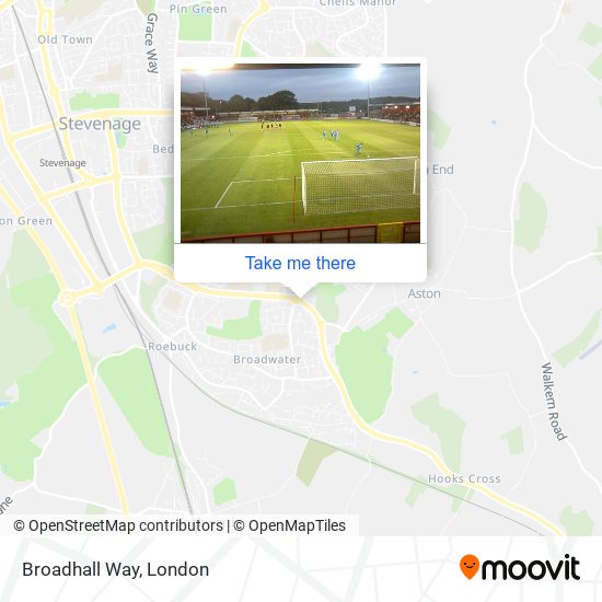 Broadhall Way map