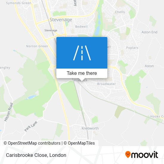 Carisbrooke Close map