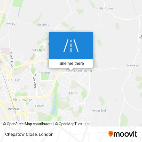 Chepstow Close map