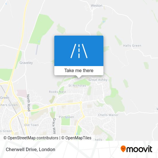 Cherwell Drive map