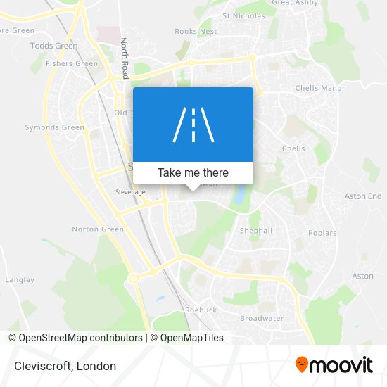 Cleviscroft map