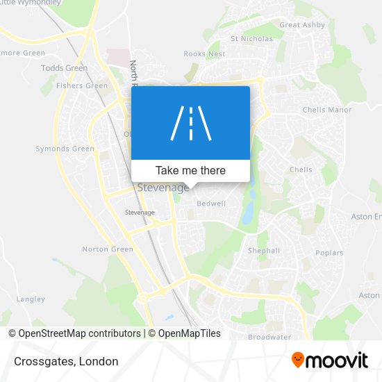 Crossgates map