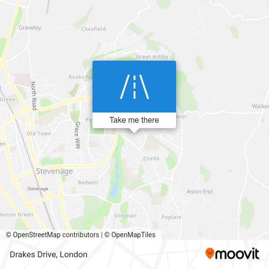 Drakes Drive map
